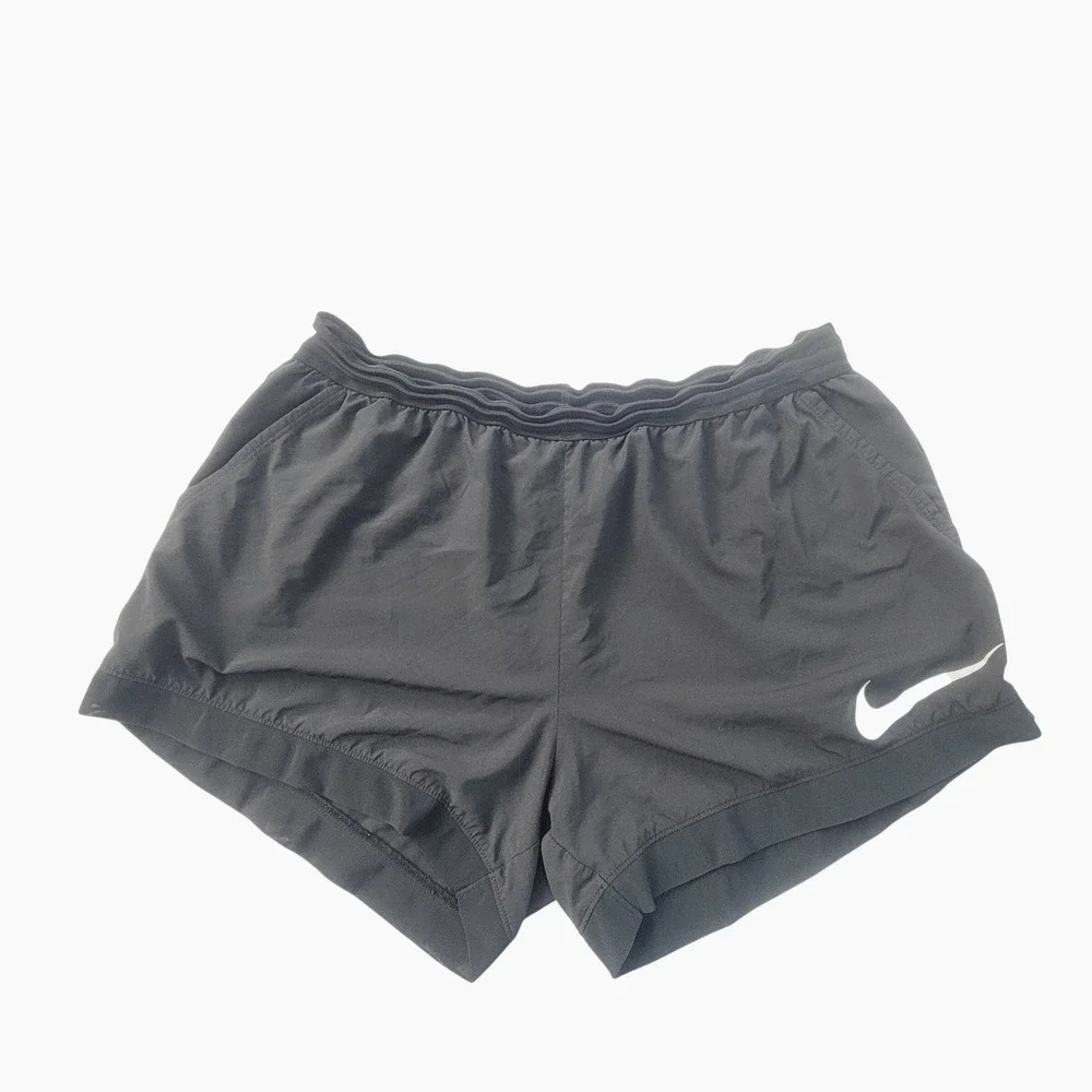 Nike Dri-FIT Running Shorts Women's XL Black Athletic Activewear Pocket P41